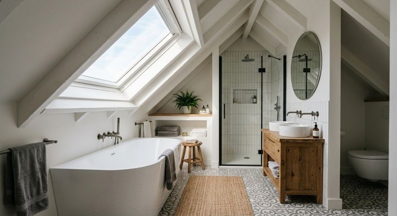 Attic Bathroom Remodeling in Collegeville, PA